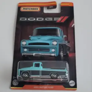 Matchbox 2022 Dodge Series Mix 2 - 12 of 12 Dodge Sweptside pickup blue HFJ35 Matchbox 2022 Dodge Series Mix 2 - 12 of 12 Dodge Sweptside pickup blue HFJ35