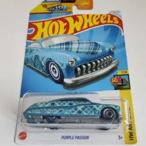 Hot Wheels 2024 HW Art Cars 7 of 10 Purple Passion blue Treasure Hunt HTF22