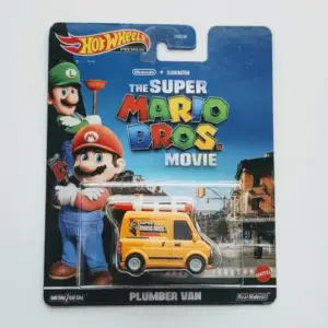 Hot wheels 2023 Retro Entertainment Super Mario Bros the Movie - Plumber Van orange HKC19