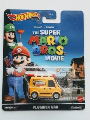 Hot wheels 2023 Retro Entertainment Super Mario Bros the Movie - Plumber Van orange HKC19