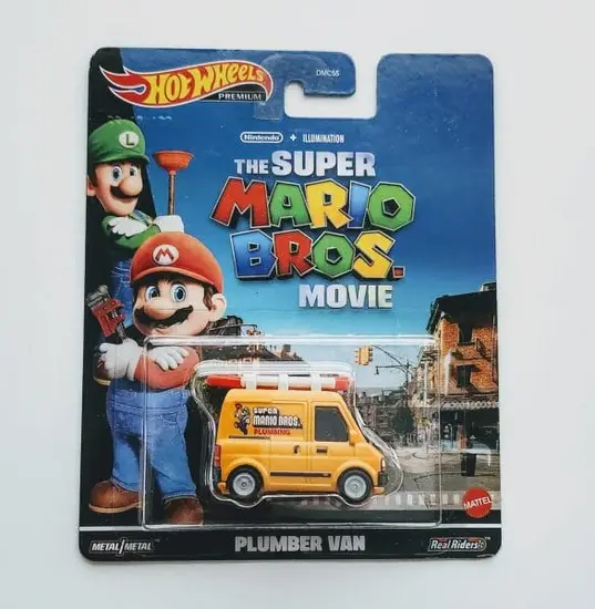 Hot wheels 2023 Retro Entertainment Super Mario Bros the Movie - Plumber Van orange HKC19