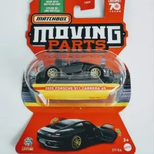 Matchbox 2023 Moving Parts 37 of 54 - 2020 Porsche 911 Carrera 4S agate grey HLG23