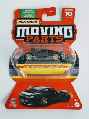 Matchbox 2023 Moving Parts 37 of 54 - 2020 Porsche 911 Carrera 4S agate grey HLG23