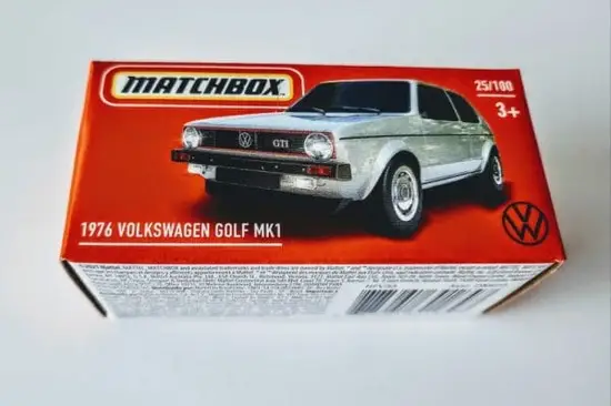 Matchbox 2022 Power Grabs MBX Highway 25 of 100 1976 Volkswagen Golf Mk1 gray HFV33