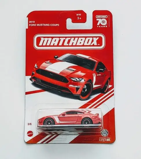 Matchbox 2023 - 3 of 6 - 2019 Ford Mustang Red HMB63