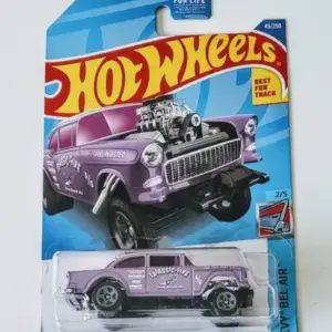 Hot Wheels 2022 Chevy Bel Air Series 2 of 5 1955 Chevy Bel Air Gasser Trassic 5 purple