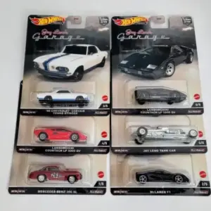 Hot Wheels 2022 Car Culture Jay Leno's Garage complete set with chase FYP86-957N