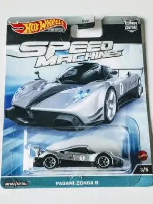 Hot Wheels 2023 Car Culture Speed Machines 3 of 5 Pagani Zonda R gray HKC42