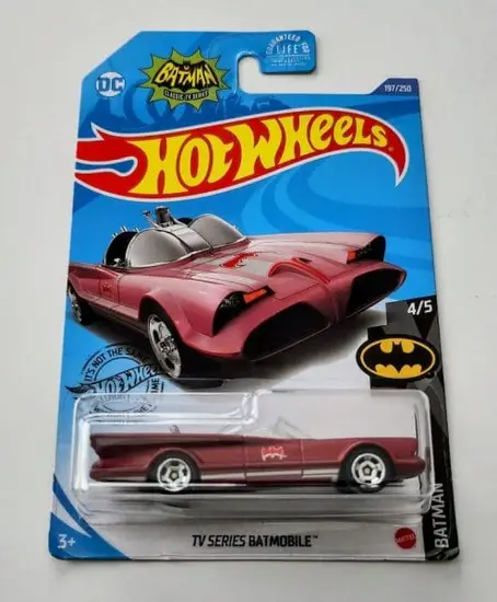 Hot Wheels 2020 Batman series 4 of TV Series Batmobile red Kroger GHG55