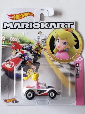 70a731f4-20200528_1259327e25059975524123765415.webp Hot Wheels 2019 Mario Kart Peach P-Wing GJH54