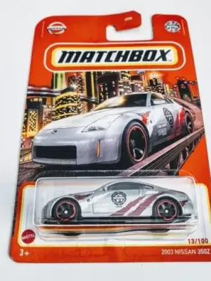 Matchbox 2022 MBX City 13 of 100 - 2003 Nissan 350z Grey HFP68