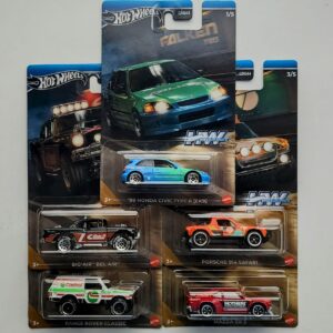 Hot wheels Silver Series 2024 HW Speed Graphics complete set of 5 GDG44-957J