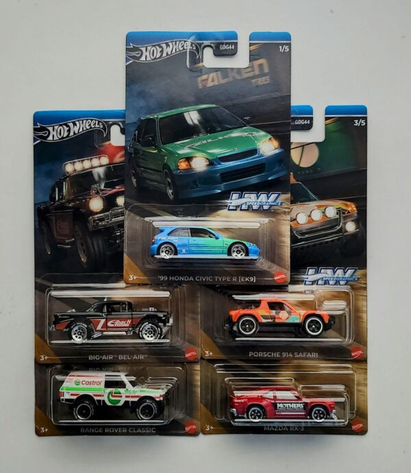 Hot wheels Silver Series 2024 HW Speed Graphics complete set of 5
 GDG44-957J