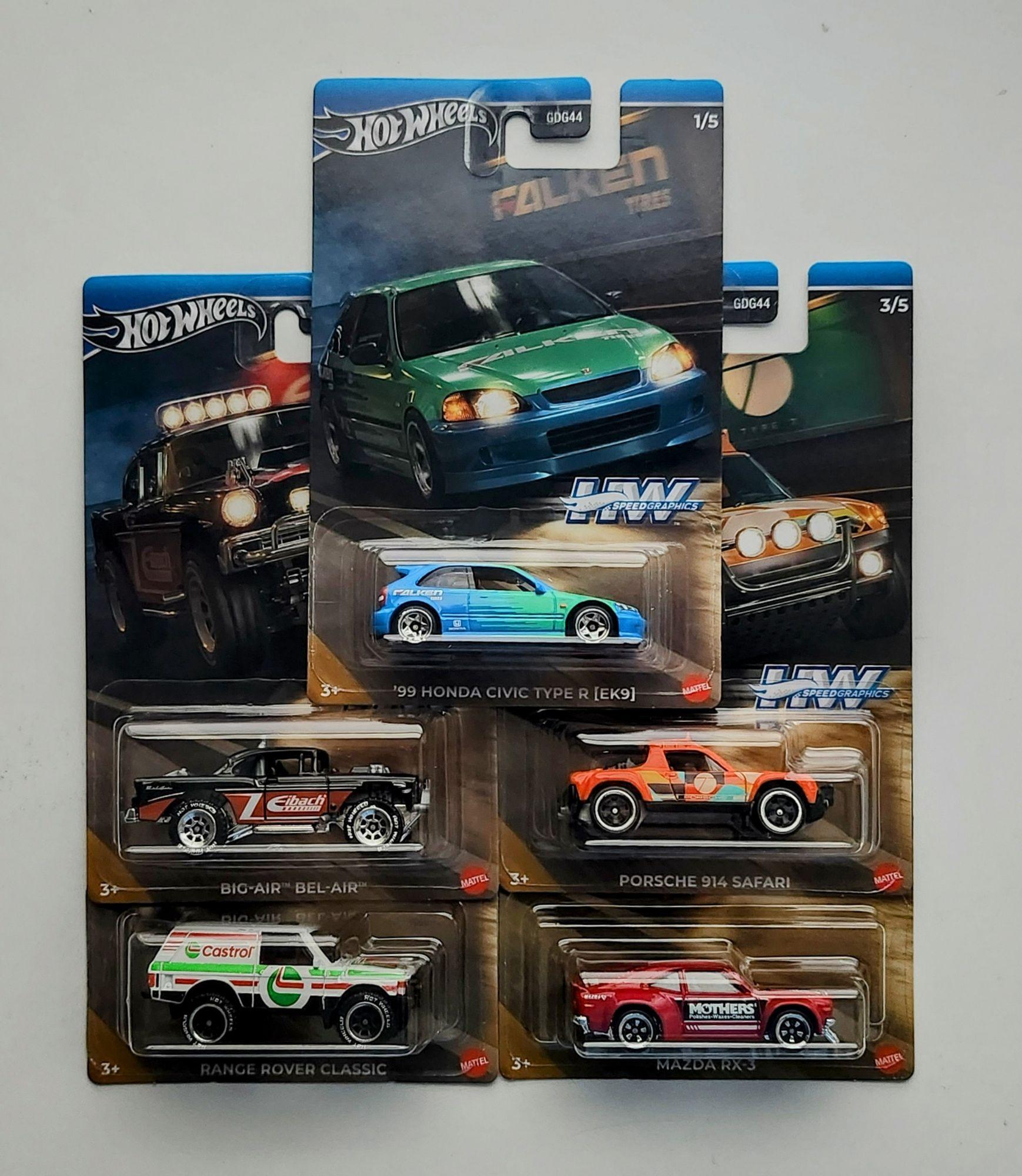 Hot wheels Silver Line Series - HW Speed Graphics complete set
