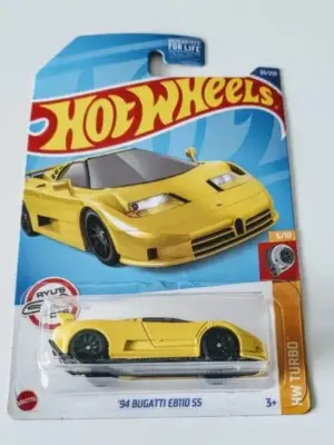 727840dd-3910.webp Hot Wheels 2022 HW Turbo 5 of 10 - 1994 Bugatti Eb110 SS Yellow HCT67