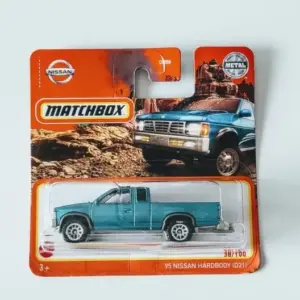 Matchbox 2021 MBX Mountain 38 of 100 1995 Nissan Hardbody D21 Turquoise short card GXM56