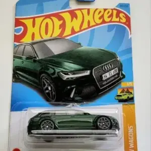 Hot Wheels 2023 HW Wagons 1 of 5 2017 Audi RS 6 Avant sonoma green HKH69