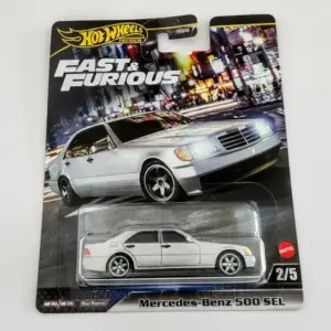 Hot wheels 2024 Fast and furious premium mix G 2 of 5 Mercedes-Benz 500 SEL gray HRT94