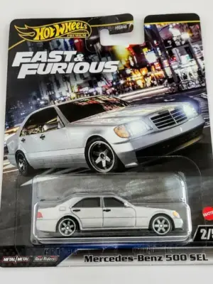 Hot wheels 2024 Fast and furious premium mix G 2 of 5 Mercedes-Benz 500 SEL gray HRT94