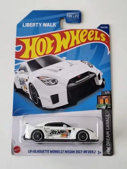 Hot Wheels 2022 HW Dream Garage 5 of 5 LB-Silhouette Works GT Nissan 35GT-RR Ver.2 white