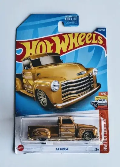 Hot Wheels 2022 HW Hot Trucks 9 of 10 La Troca Gold HCV95