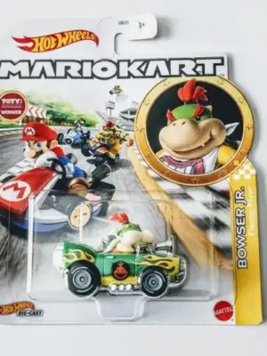 Hot wheels 2022 Mario Kart Bowser Jr. w/flame flyer HDB27