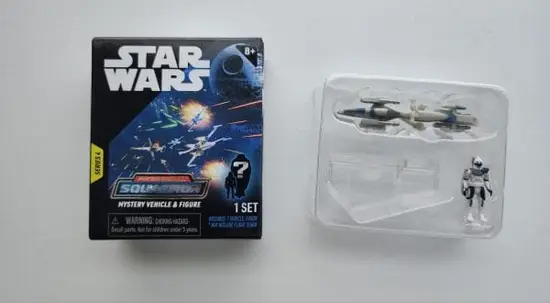 Star Wars Micro Galaxy Squadron Mystery Scout class series 4 - Captain Rex and Barc Speeder Rare Chase - SWJ0072-1