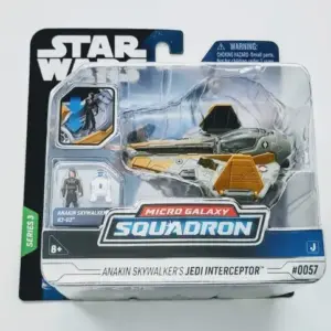 Star Wars Micro Galaxy Squadron Series 3 #0057 Anakin Skywalkers Jedi Interceptor SWJ0074