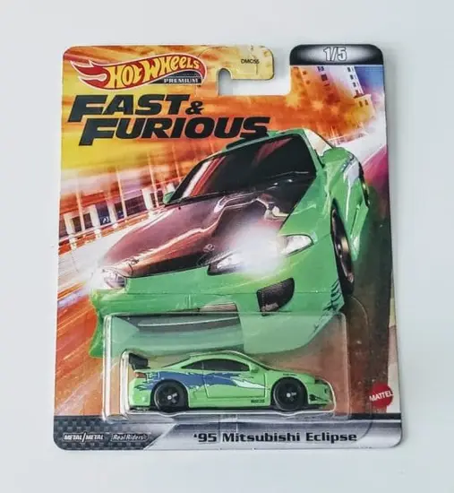 Hot Wheels 2022 Retro Entertainment 1 of 5 Fast & Furious 1995 Mitsubishi Eclipse HCP29