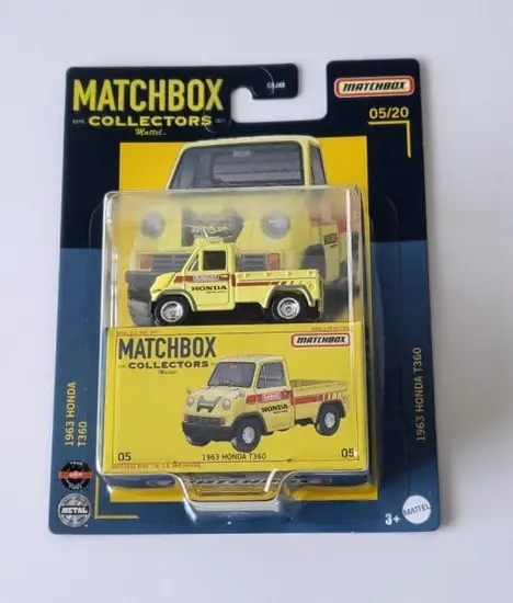 Matchbox 2022 Collector Series 5 of 20 - 1963 Honda T360 Yellow