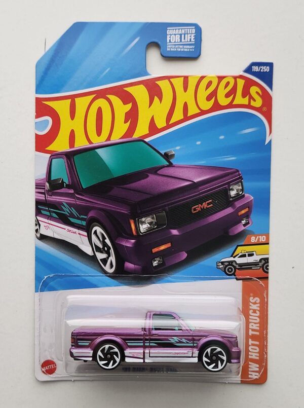 Hot wheels  2025 HW Hot Trucks- 1991 GMC Syclone purple HYY60