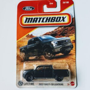 Matchbox 2025 – 28 of 100- 2022 Ford F-150 Lightning matte black JFR96