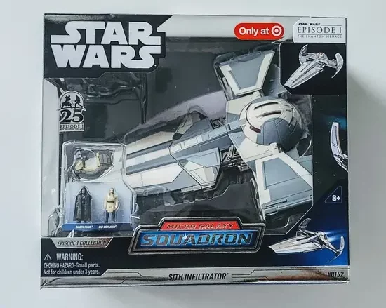 Star Wars Micro Galaxy Squadron Starship class - #00152 Episode 1 Sith Infiltrator - SWJ0255