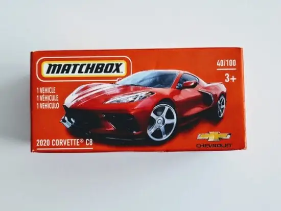 Matchbox 2021 Power Grabs Showroom 40 of 100 2020 Corvette C8 Red GXN57