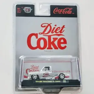 M2 Machines Coca-Cola Series 52500 Release A32 - 1976 Sierra Grande 15 Custom silver 23-29