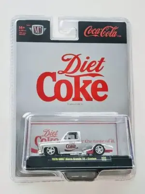 M2 Machines Coca-Cola Series 52500 release A32 - 1976 Sierra Grande 15 Custom silver 2329
