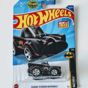 Hot Wheels 2022 Batman Series 3 of 5 Classic TV Series Batmobile Black tooned HCT04