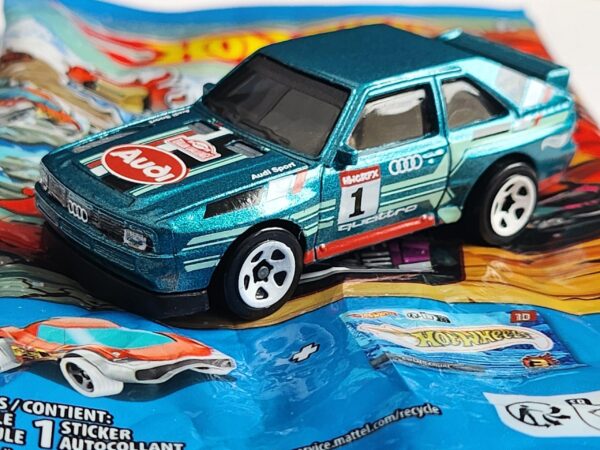 Hot Wheels 2024 Mystery Models Series 3 -1 of 10 - 1984 Audi Quattro  blue (chase) FWG04