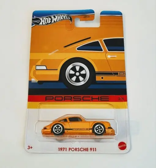Hot wheels Silver series 2023 Porsche Series 2 of 6 - 1971 Porsche 911 sun flower yellow HRW57