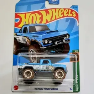 Hot wheels 2023 Mud Studs 2 of 5 - 1970 Dodge Power Wagon blue (Mopar) HKH76