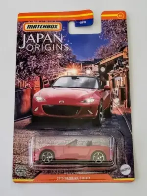Matchbox 2022 Japan Origins mix 2 5 of 12 - 2015 Mazda MX-5 Miata red