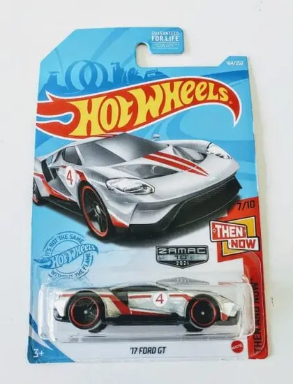 Hot Wheels 2021 Then and Now 7 of 10 Ford GT-40 Zamac GTD23