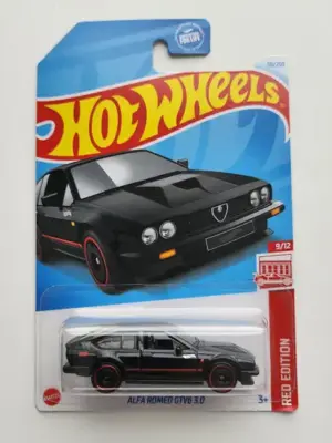 Hot wheels 2024 Target Red Edition 9 of 12 Alfa Romeo GTV6 3.0 HTF81 black