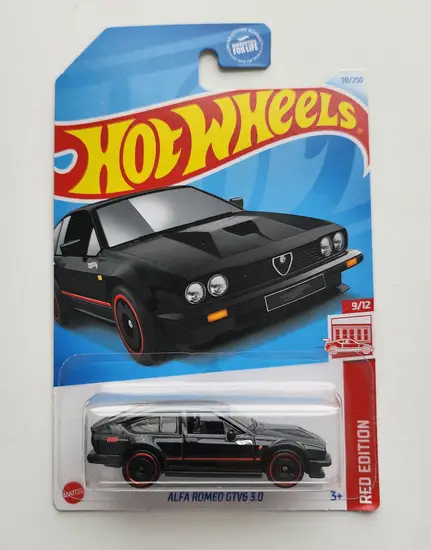 Hot wheels 2024 Target Red Edition 9 of 12 Alfa Romeo GTV6 3.0 HTF81 black