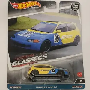 Hot wheels 2023 Premium Car Culture Modern Classics Series 3 -1 of 5 Honda Civic EG yellow HKC67 (Spoon Sports)