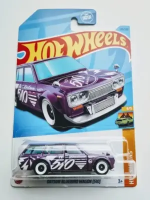 809ff684-1000004870-scaled-1.webp Hot Wheels 2023 HW Wagons 4 of 5 Datsun Bluebird Wagon 510 purple HKH72