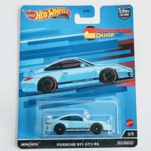 Hot Wheels 2022 Deutschland Design Series 2 - 3 of 5 Porsche 911 GT3 RS Miami blue HCJ94