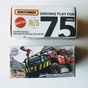 Matchbox 2020 Power Grabs Mattel 75th Anniversary Ford F-350 Super Duty Fire Truck Matchbox 2020 Power Grabs Mattel 75th Anniversary Ford F-350 Super Duty Fire Truck