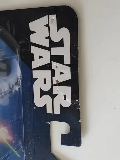 Star Wars Micro Galaxy Squadron Star Fighter class series 4 - Wedge Antilles X-Wing Damaged SWJ0087 (Rare Chase 1 of 15000) - damaged card