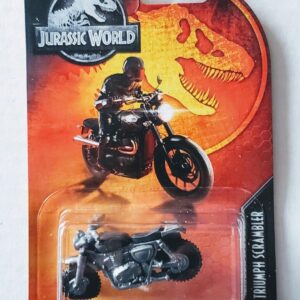 Matchbox 2019 Jurrassic world 2015 Triumph Scrambler black MB1116